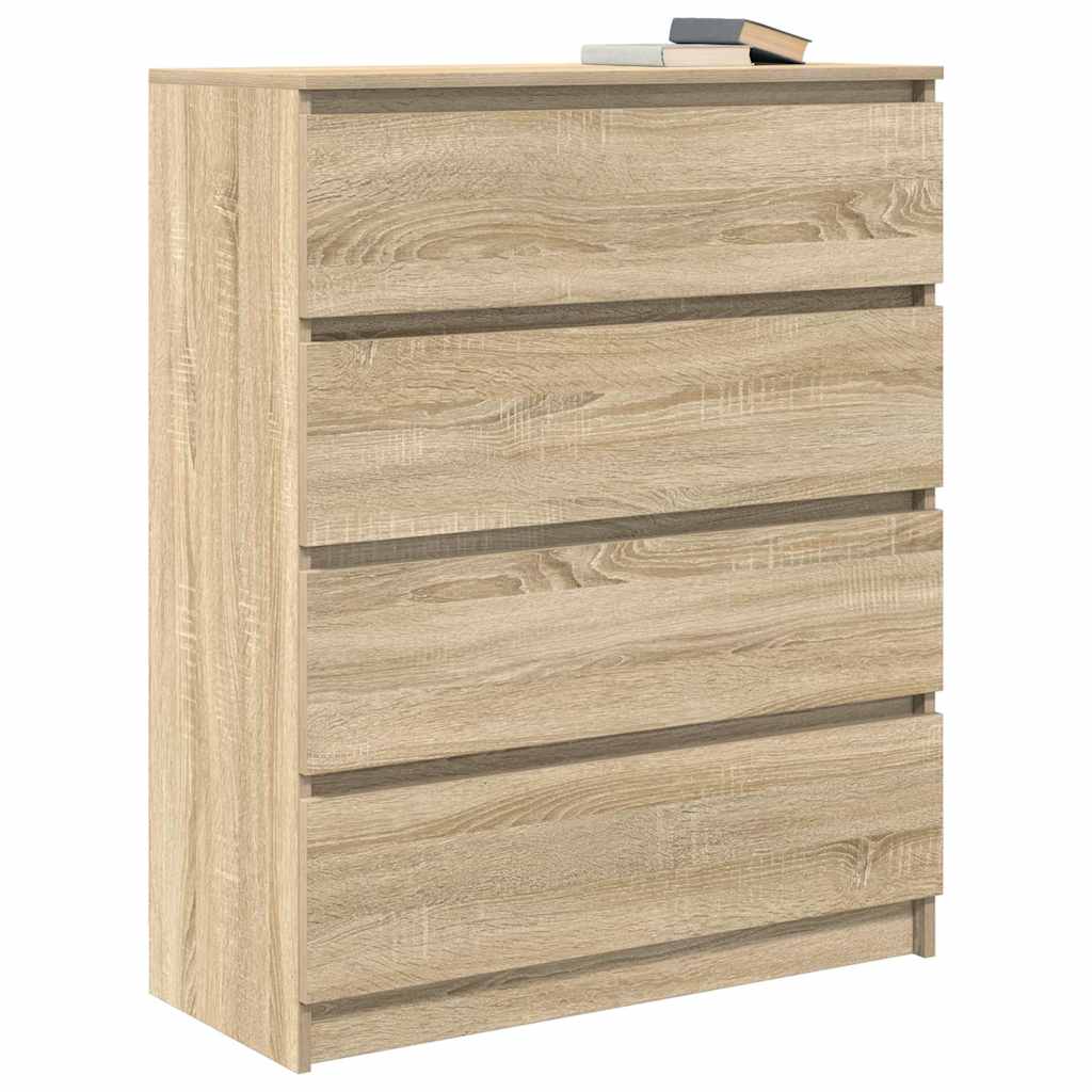 Skjenk sonoma eik 80x35x99 cm konstruert tre