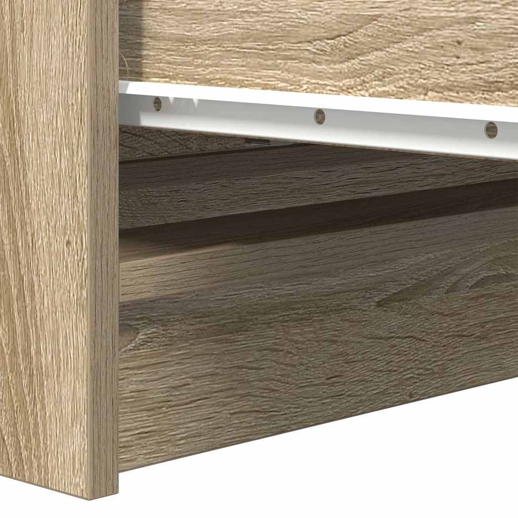 Skjenk sonoma eik 80x35x99 cm konstruert tre