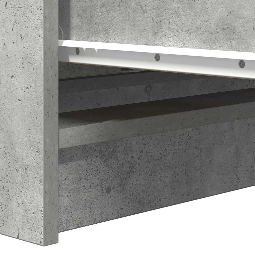 Skjenk betonggrå 80x35x99 cm konstruert tre vidaXL