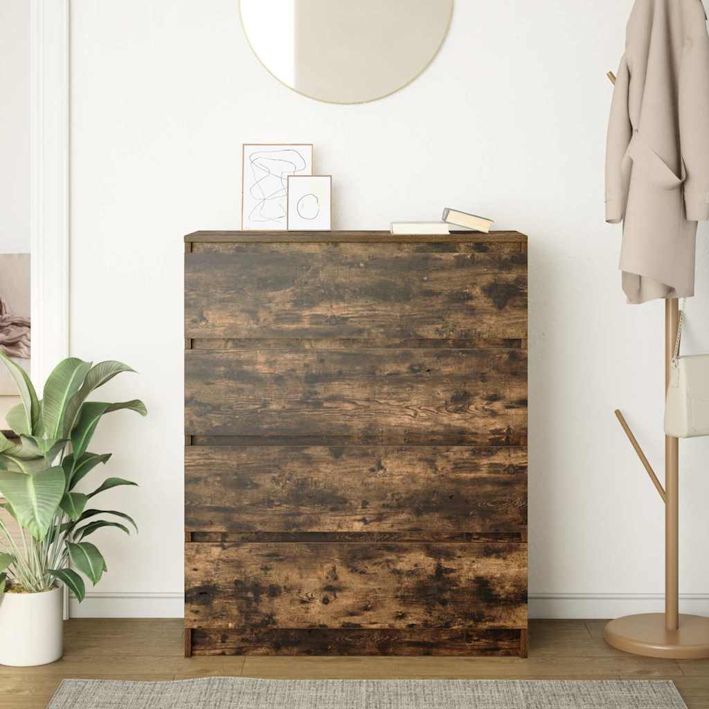Skjenk røkt eik 80x35x99 cm konstruert tre