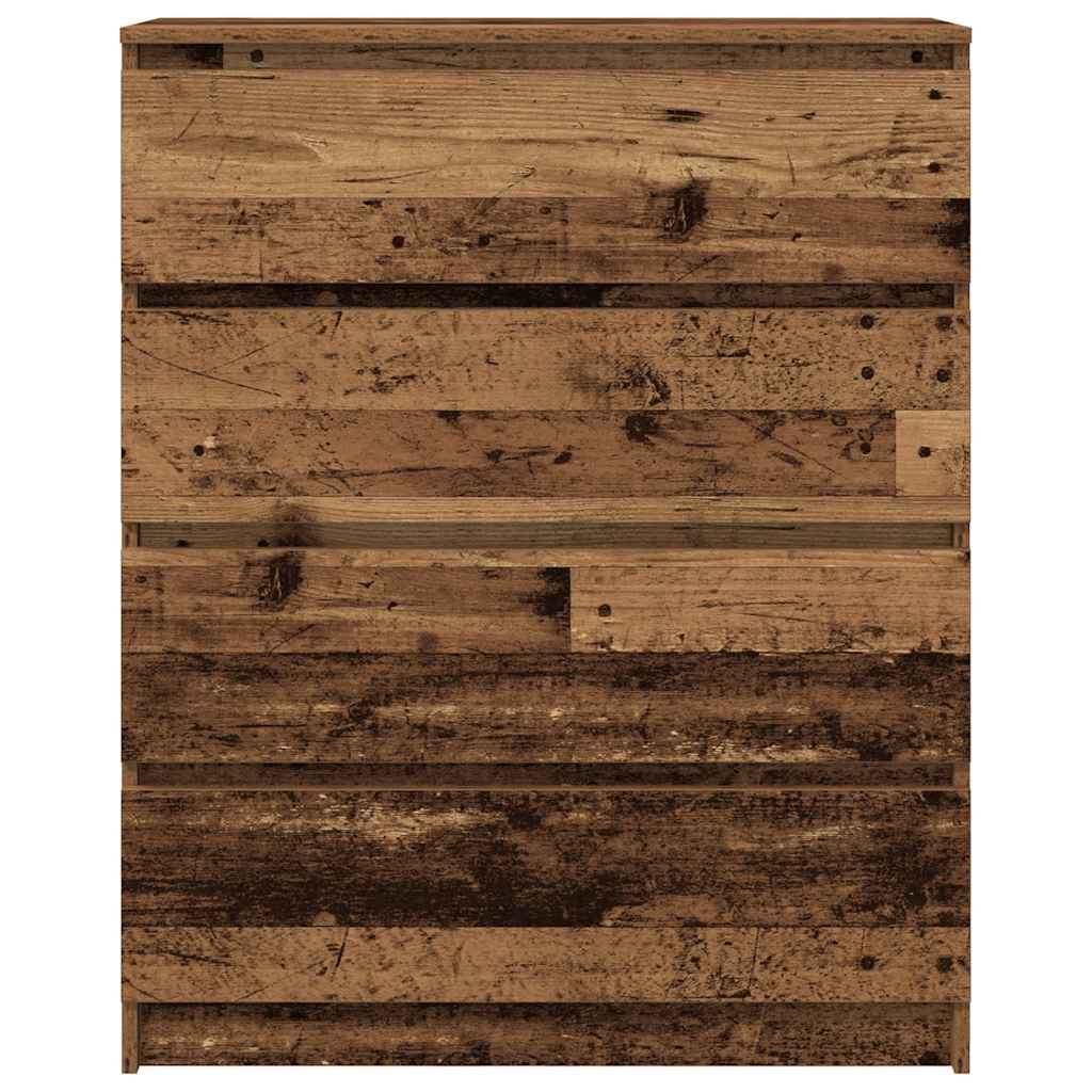 Skjenk gammelt tre 80x35x99 cm konstruert tre