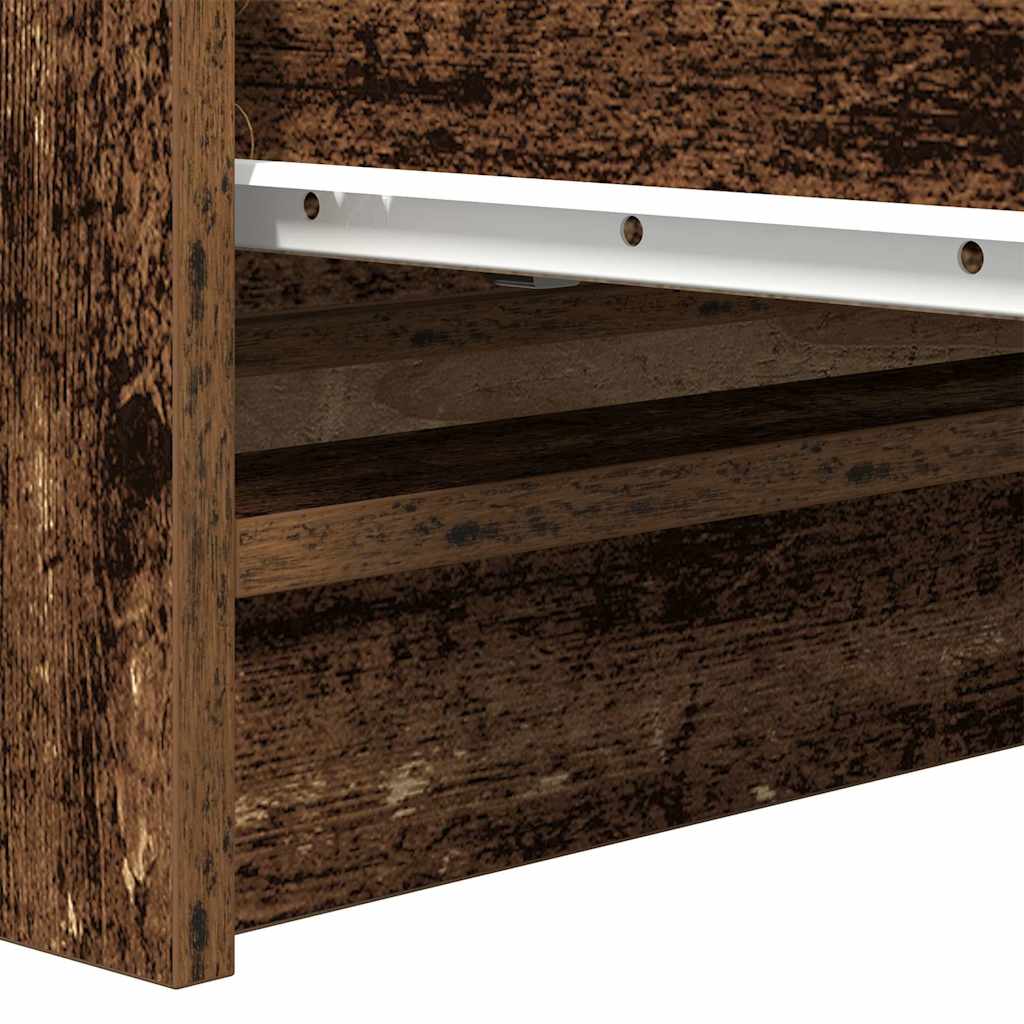 Skjenk gammelt tre 80x35x99 cm konstruert tre
