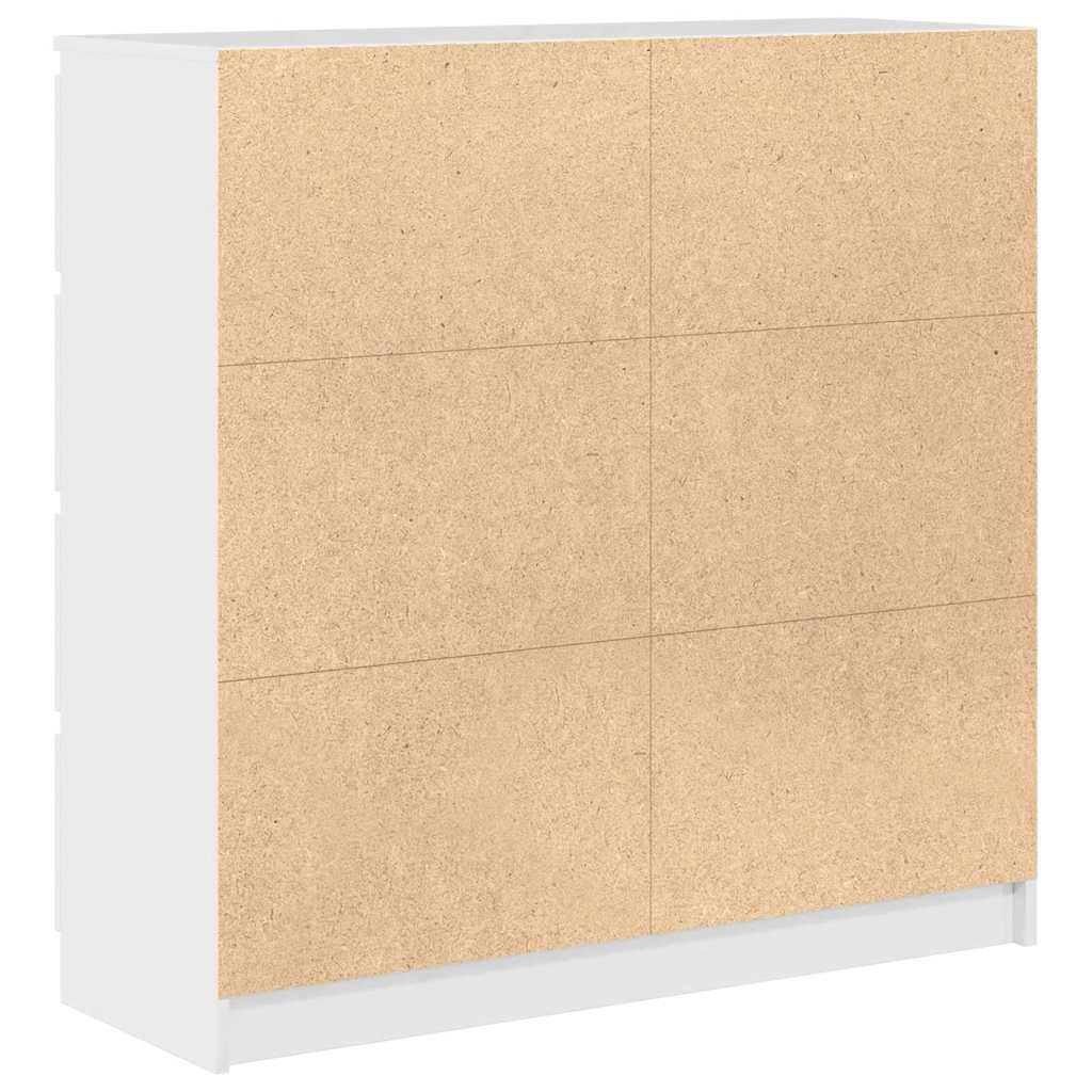 Skjenk hvit 100x35x99 cm konstruert tre