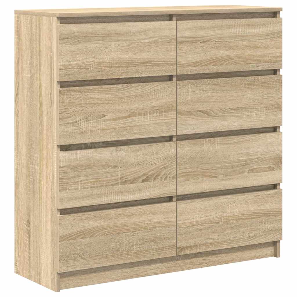 Skjenk sonoma eik 100x35x99 cm konstruert tre