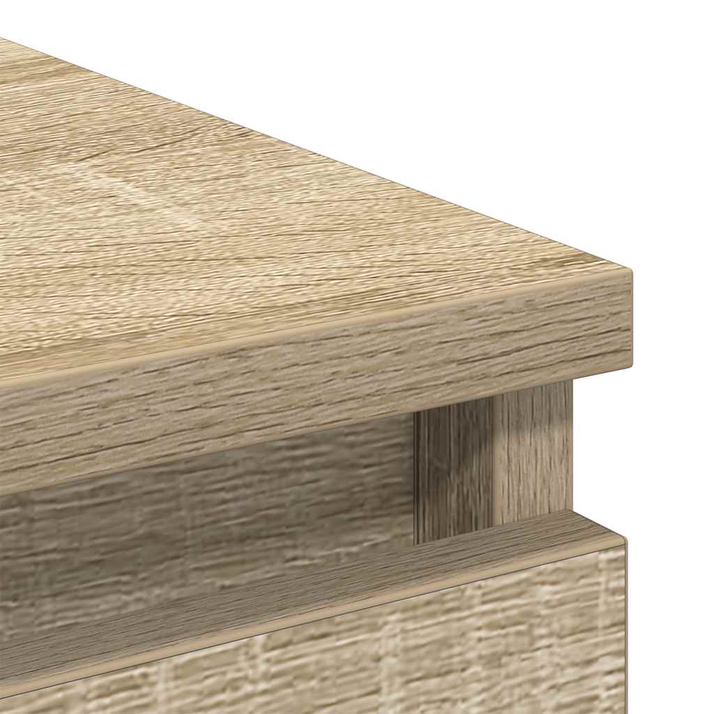 Skjenk sonoma eik 100x35x99 cm konstruert tre