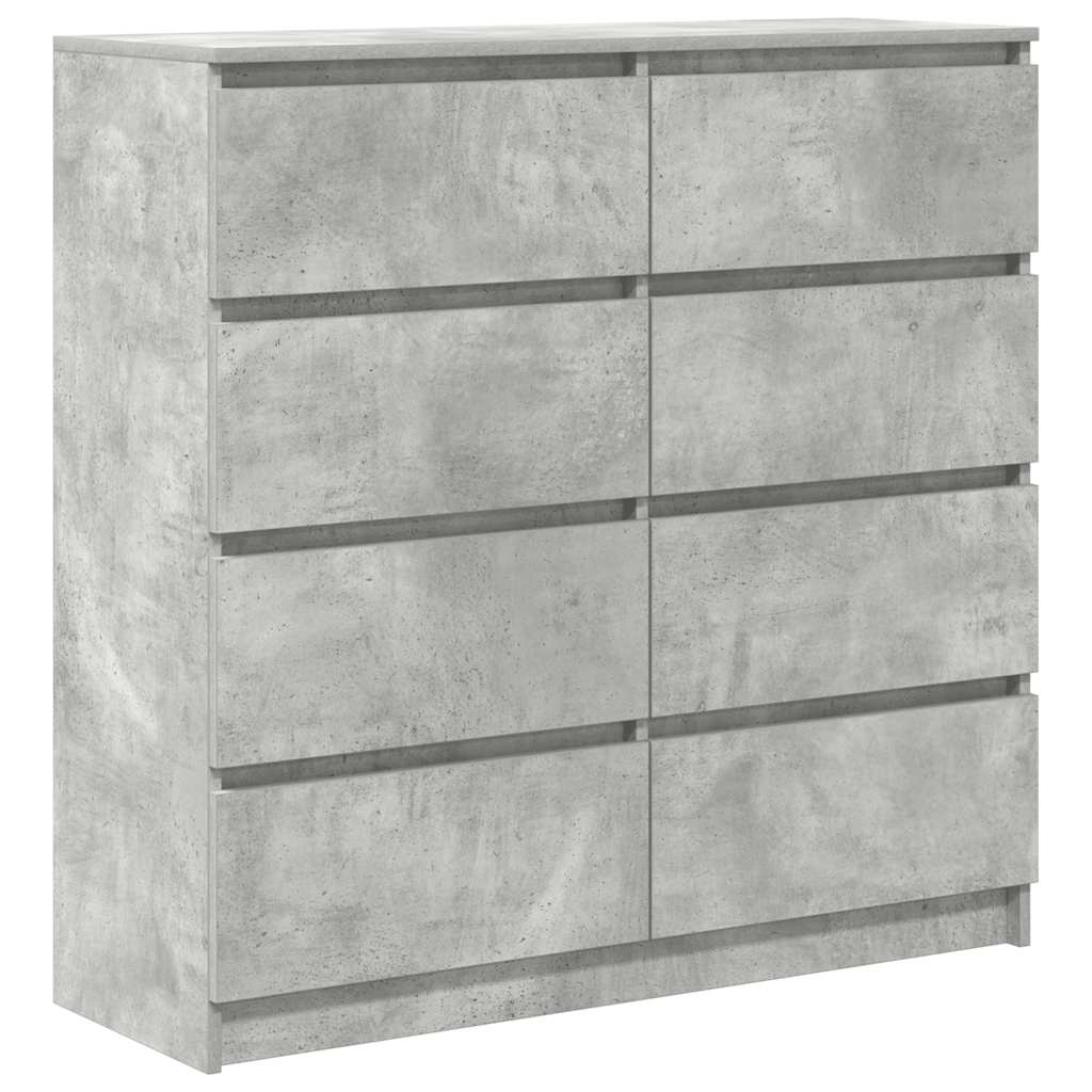 Skjenk betonggrå 100x35x99 cm konstruert tre