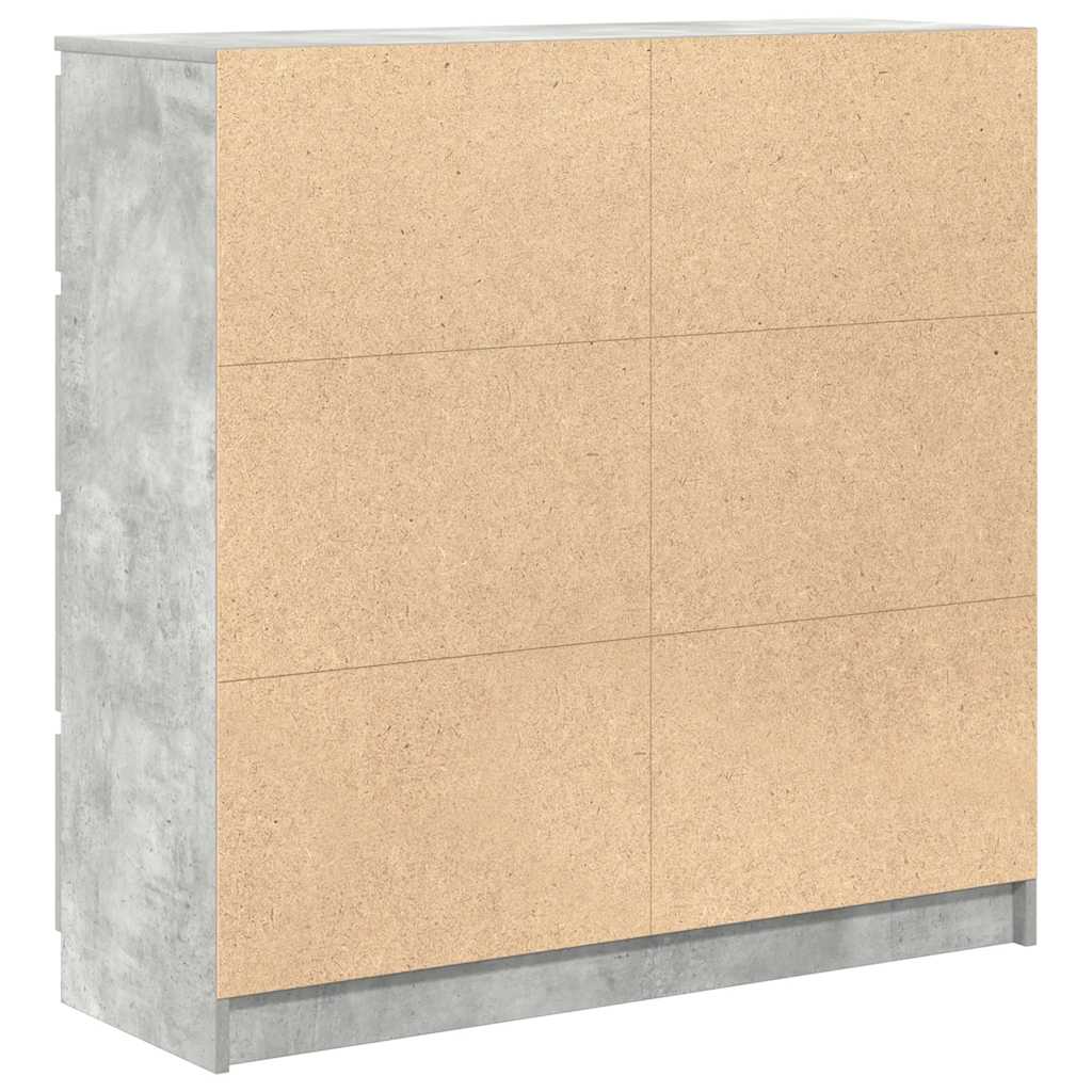 Skjenk betonggrå 100x35x99 cm konstruert tre
