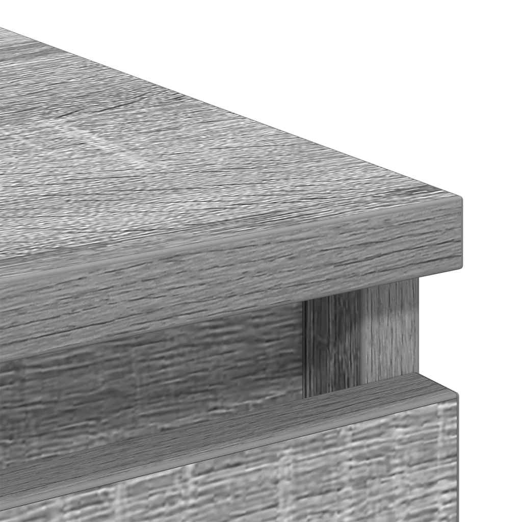 Skjenk grå sonoma 100x35x99 cm konstruert tre
