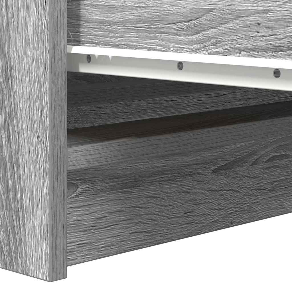 Skjenk grå sonoma 100x35x99 cm konstruert tre