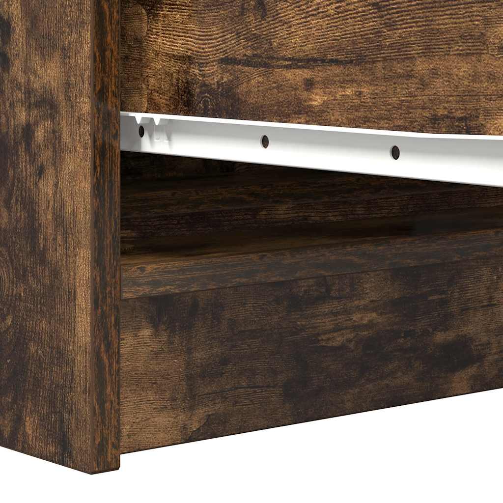 Skjenk røkt eik 100x35x76 cm konstruert tre
