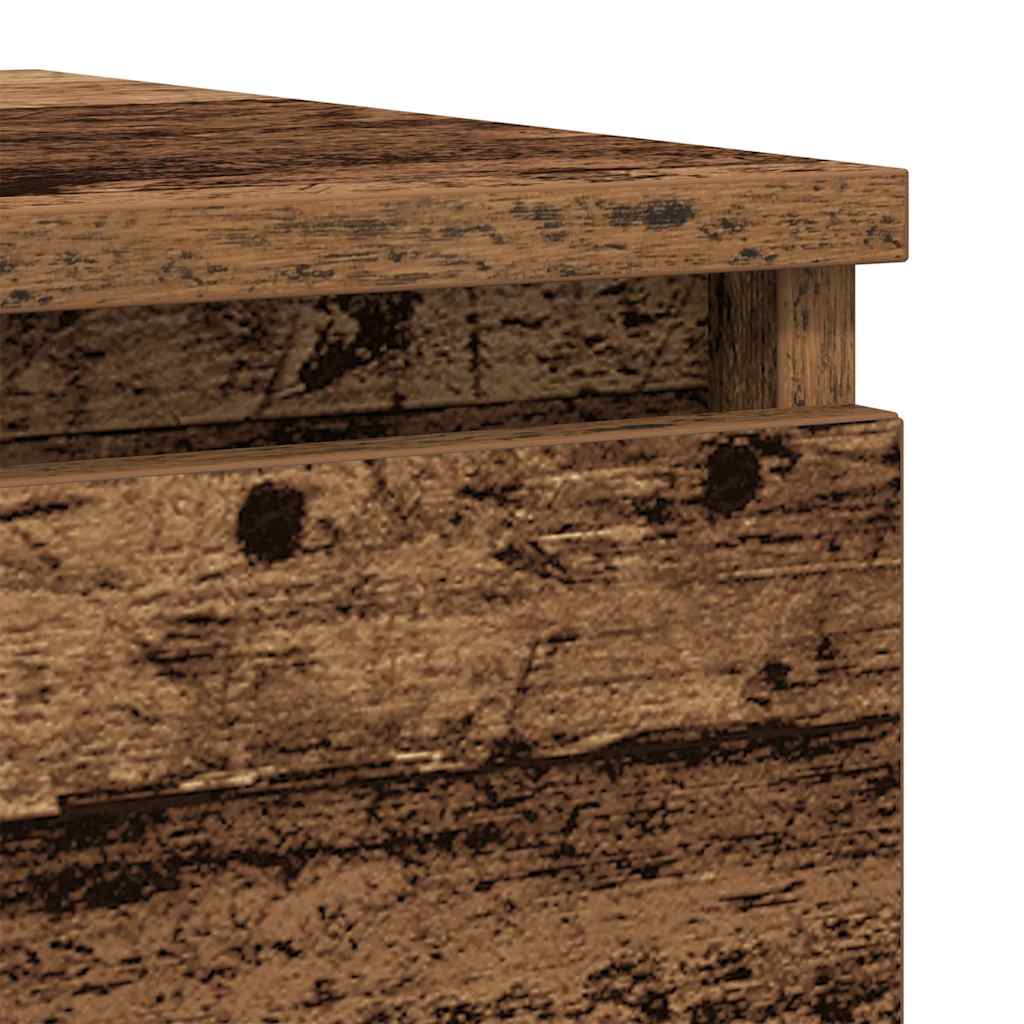 Skjenk gammelt tre 100x35x76 cm konstruert tre