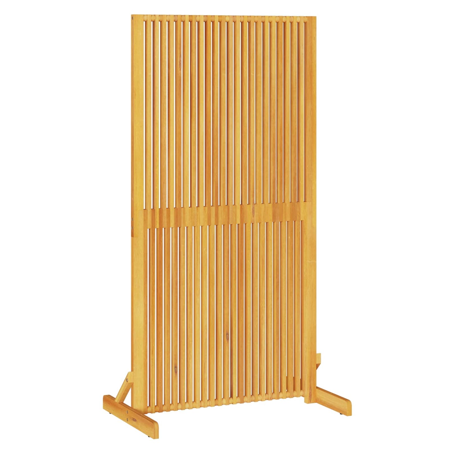 Personvernsvegg Brun 79.5 x 50 x 150 cm Massivt akasietre vidaXL