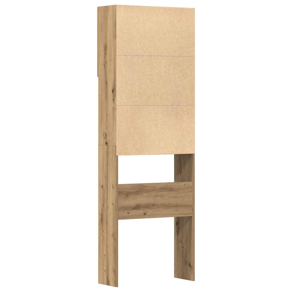 Vaskemaskinskap artisan eik 64x24x190 cm konstruert tre