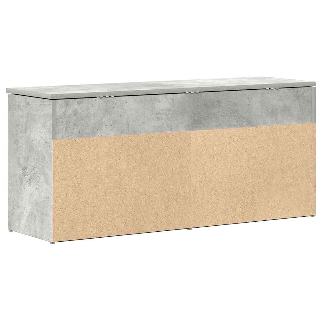 Skobenk betonggrå 102x30,5x45 cm konstruert tre