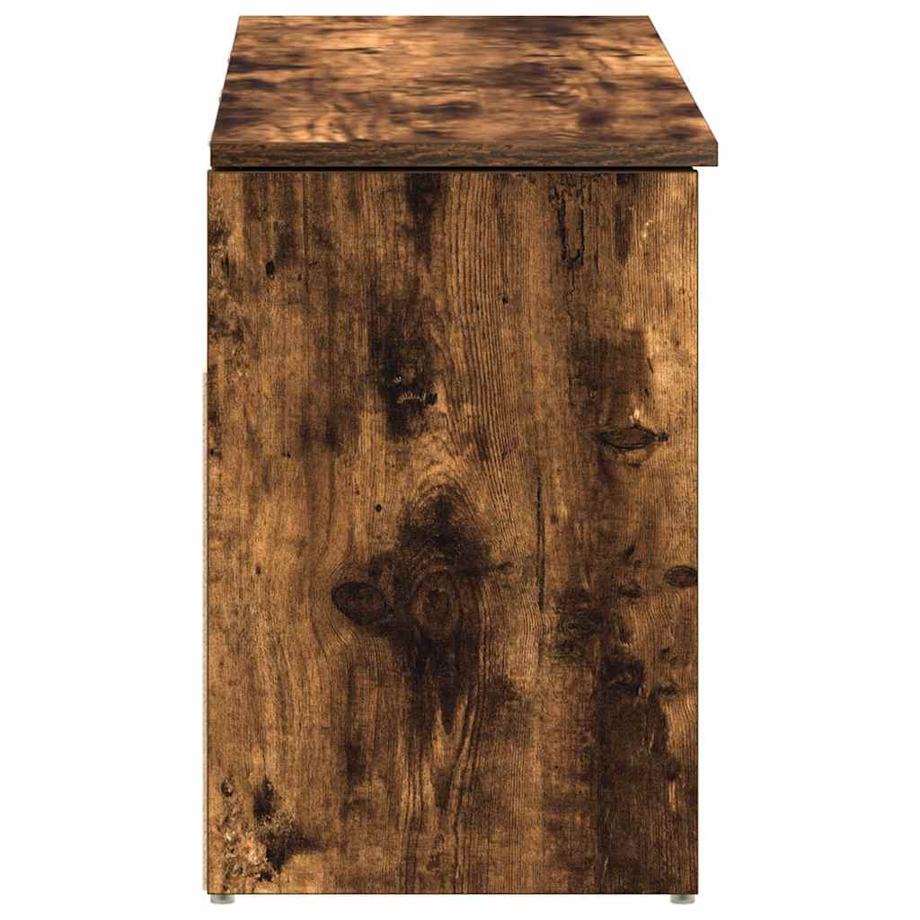 Skobenk røkt eik 102x30,5x45 cm konstruert tre