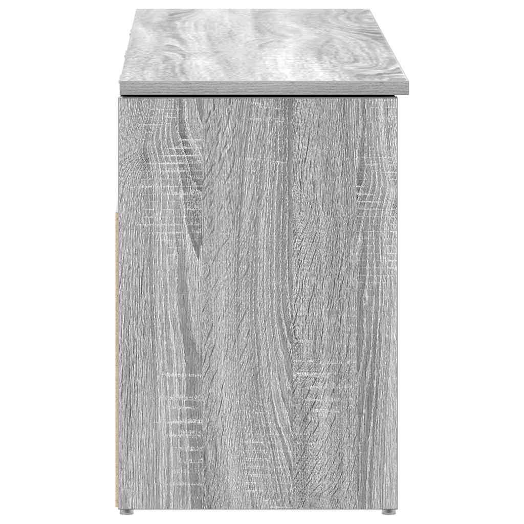 Skobenk grå sonoma 102x30,5x45 cm konstruert tre