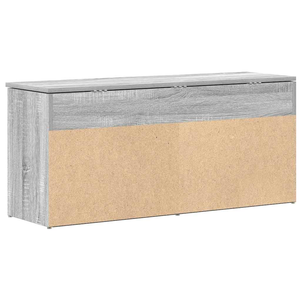 Skobenk grå sonoma 102x30,5x45 cm konstruert tre