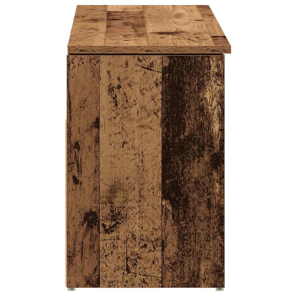 Skobenk gammelt tre 102x30,5x45 cm konstruert tre