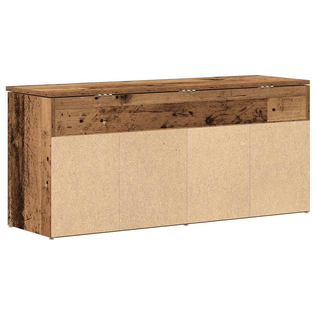 Skobenk gammelt tre 102x30,5x45 cm konstruert tre
