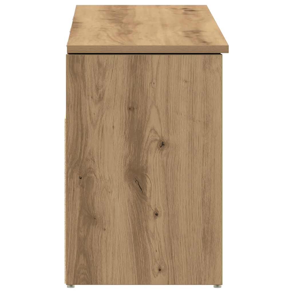 Skobenk artisan eik 102x30,5x45 cm konstruert tre
