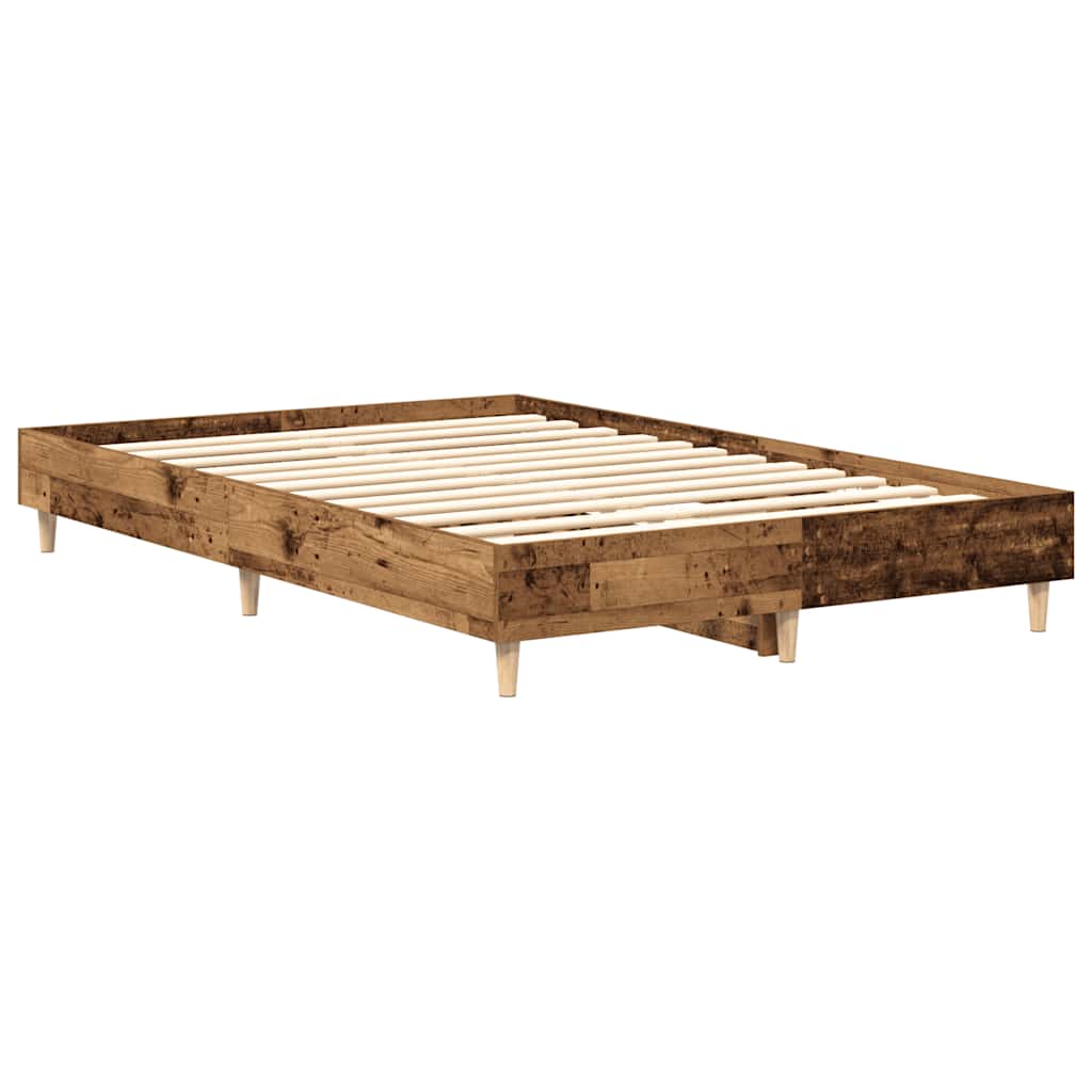Sengeramme uten madrass gammelt tre 120x200 cm konstruert tre