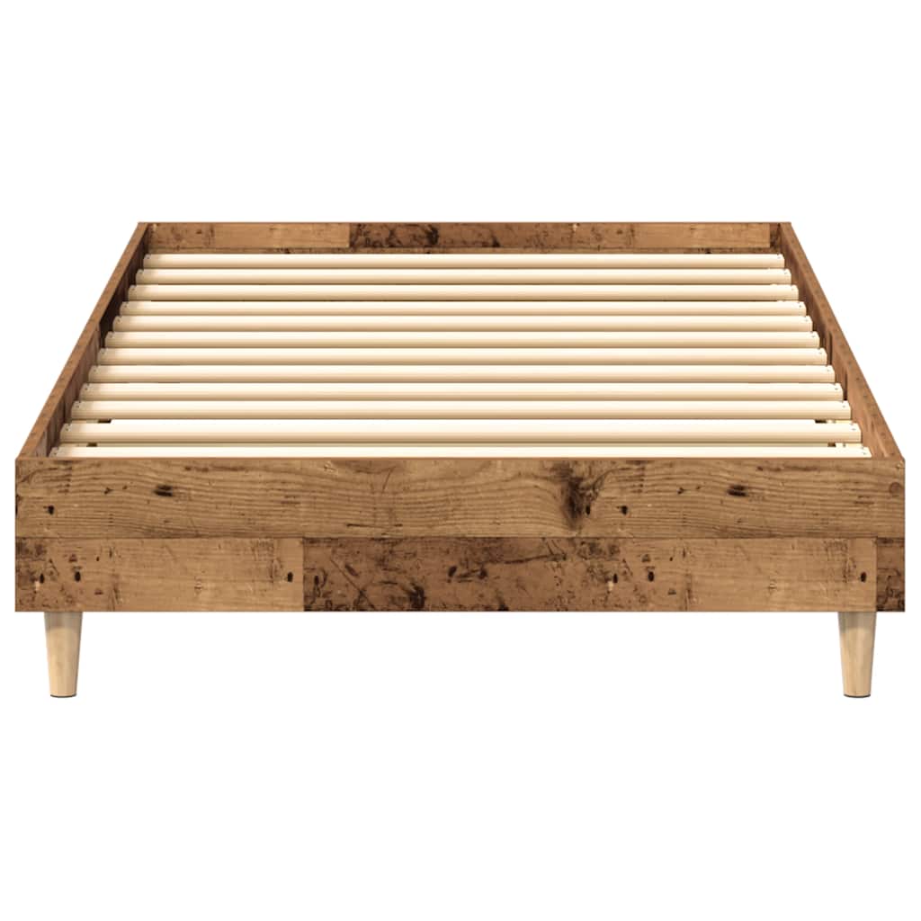 Sengeramme uten madrass gammelt tre 90x190 cm konstruert tre