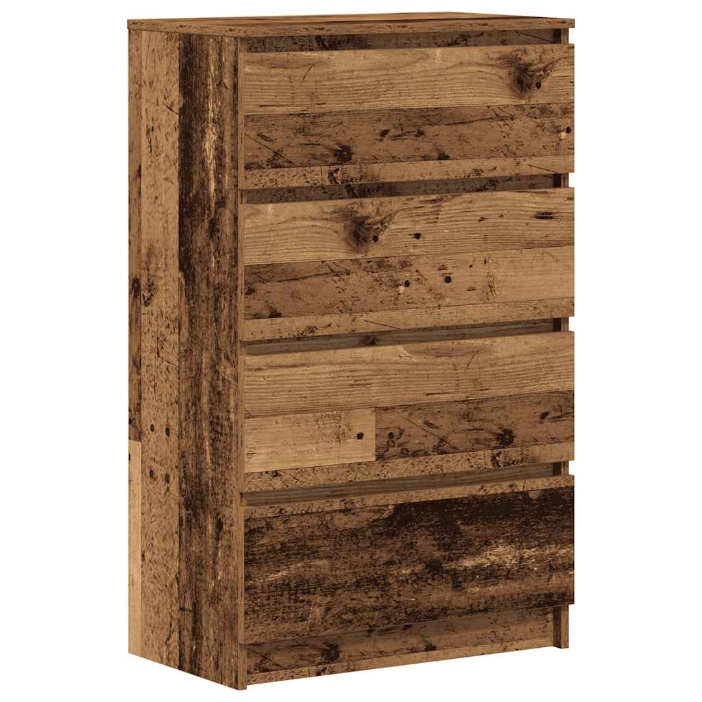 Skjenk gammelt tre 60x35x98,5 cm konstruert tre