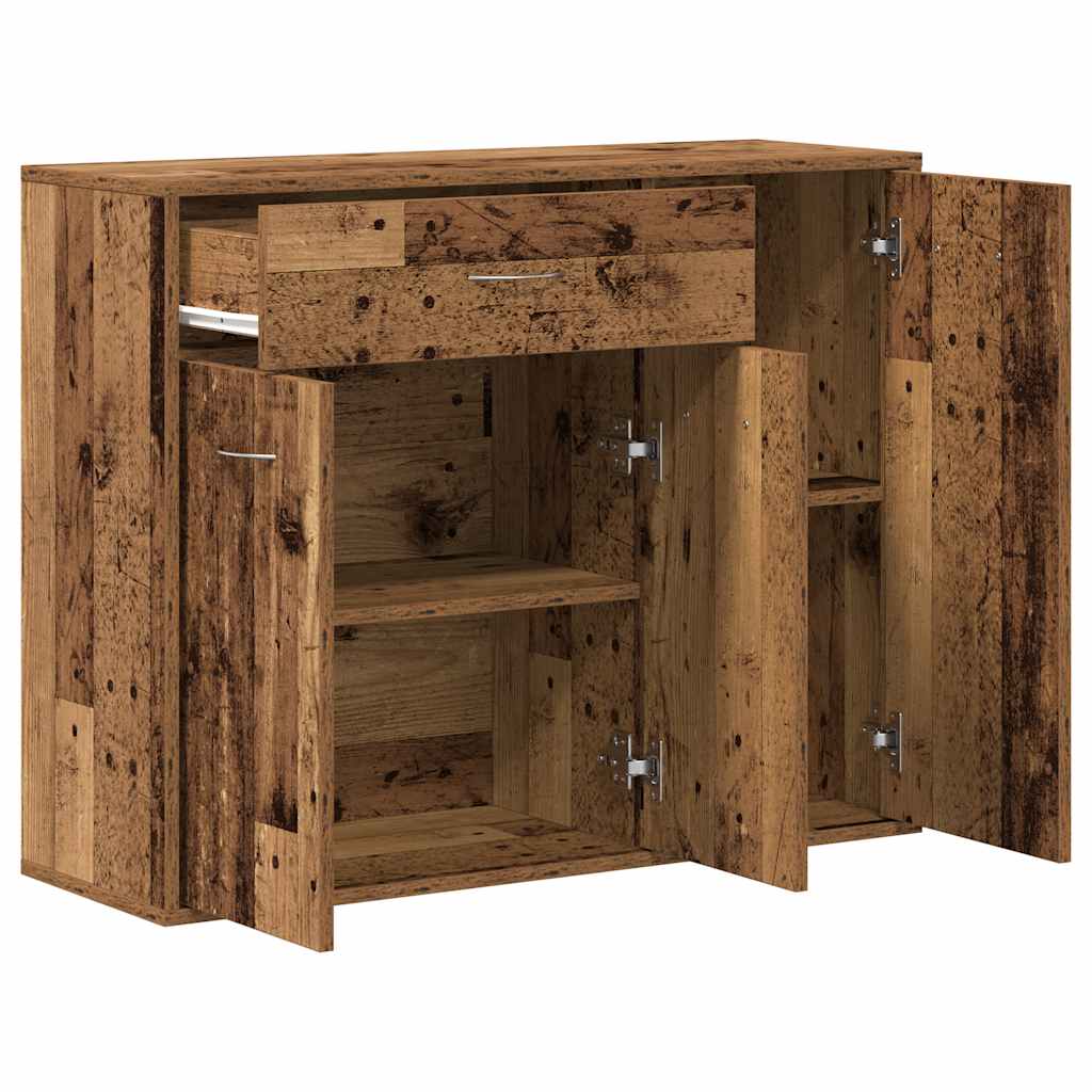 Skjenk gammelt tre 88x30x70 cm konstruert tre