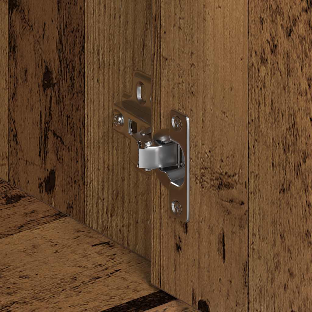 Skjenk gammelt tre 88x30x70 cm konstruert tre