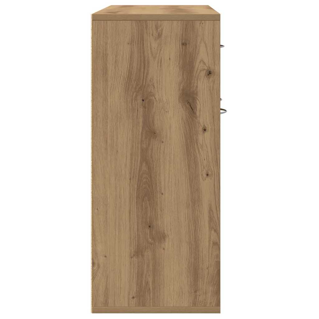 Skjenk artisan eik 88x30x70 cm konstruert tre