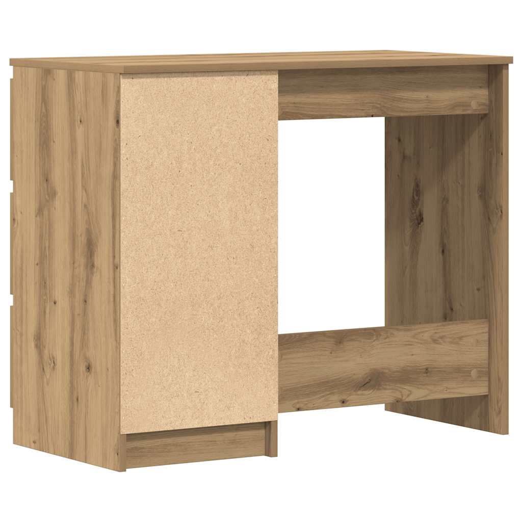 Skrivebord artisan eik 90x45x76 cm konstruert tre