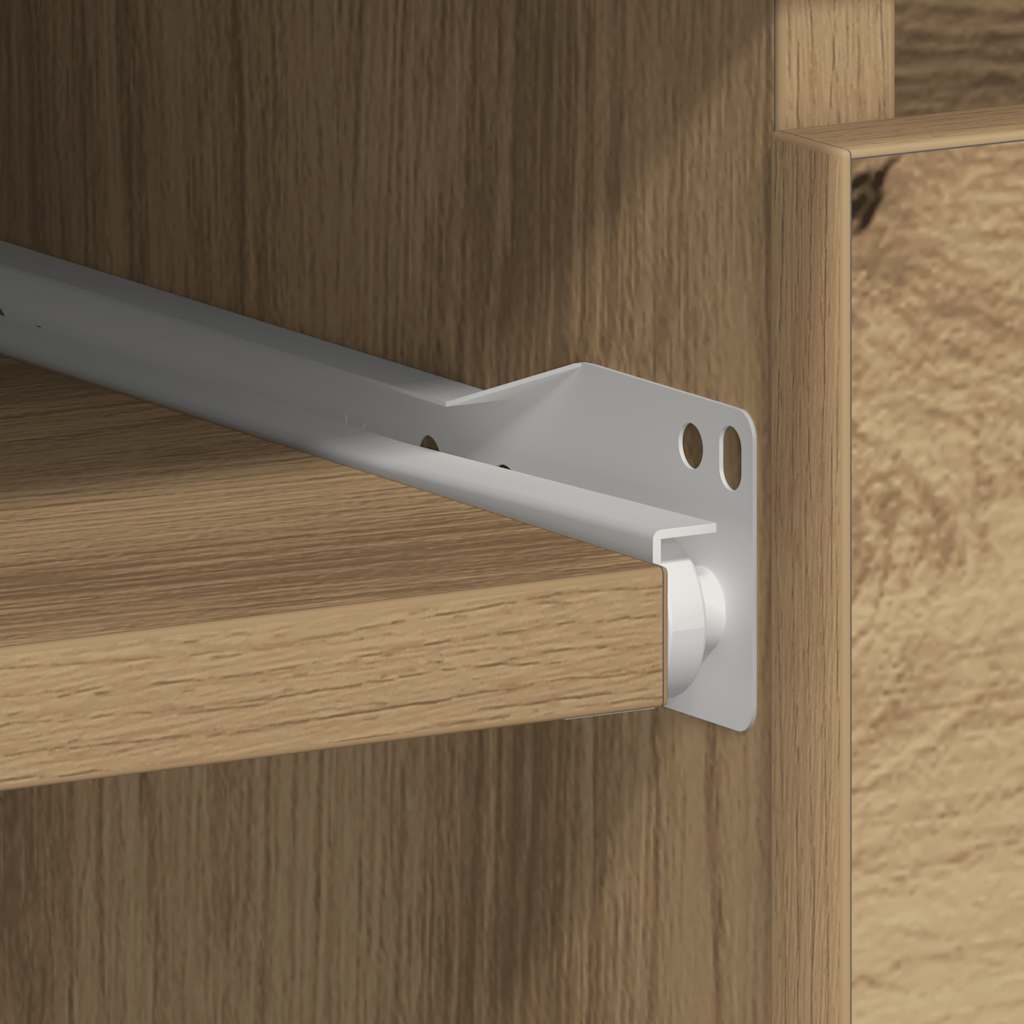 Skrivebord artisan eik 90x45x76 cm konstruert tre