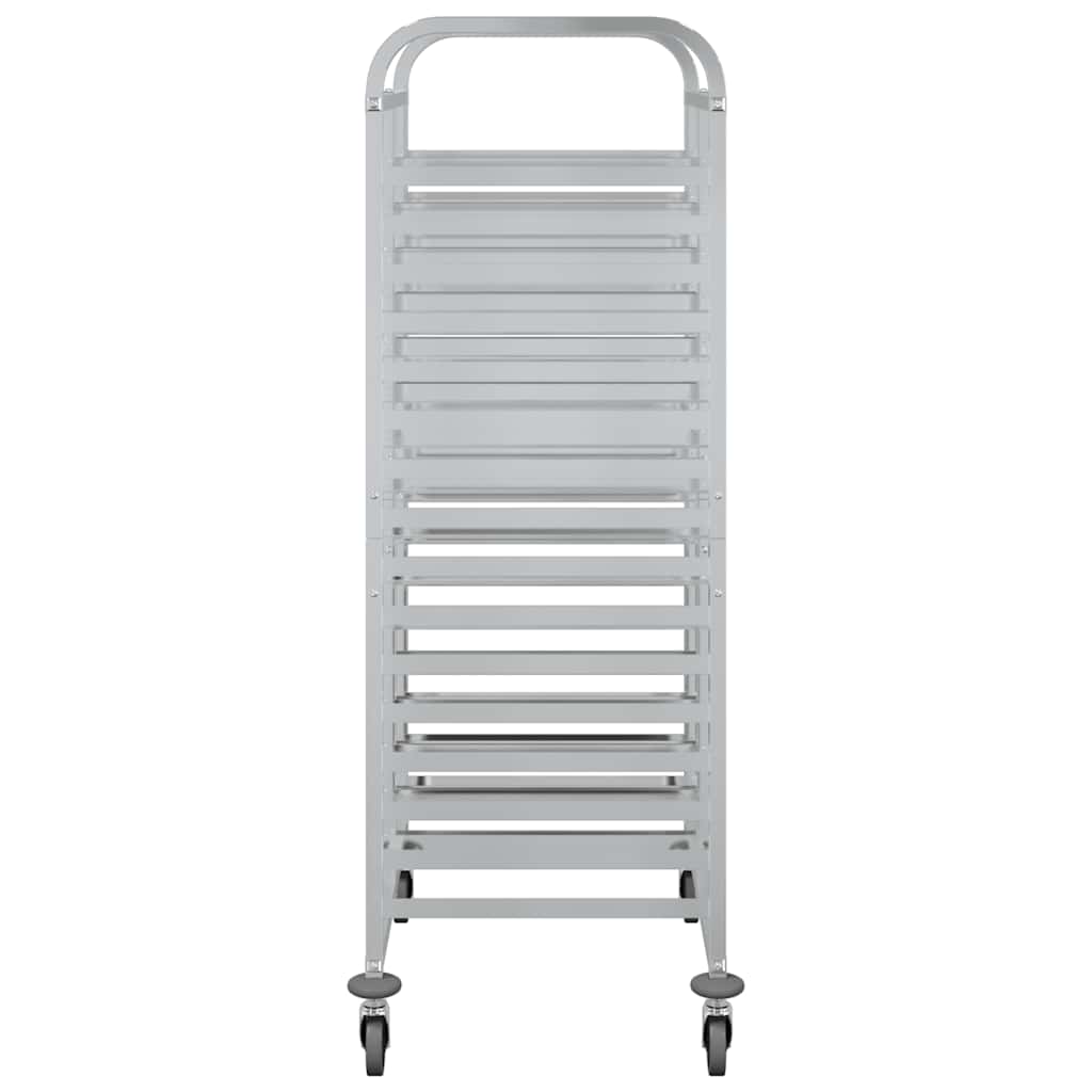 brettvogn med 32 GN-beholdere 75x55x162,5 cm rustfritt stål