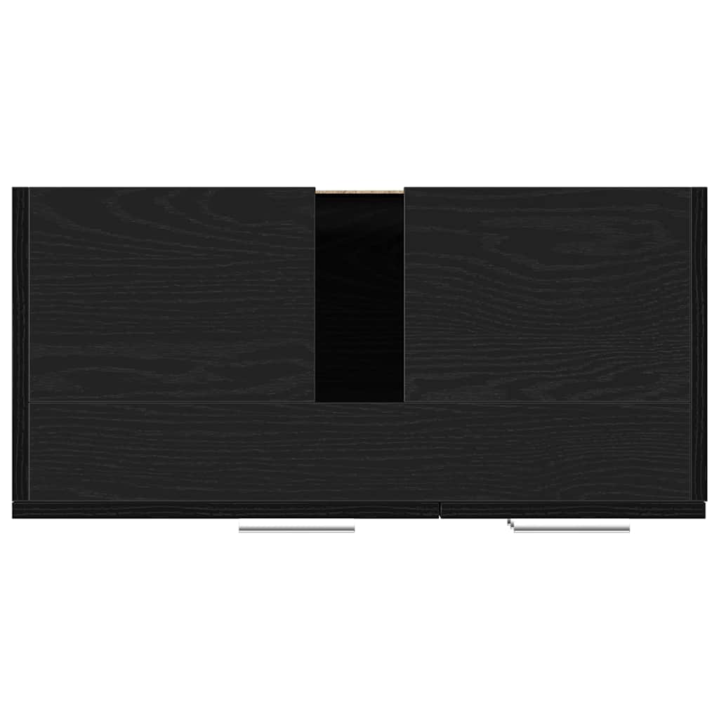 Servantskap svart eik 63x30x54 cm konstruert tre