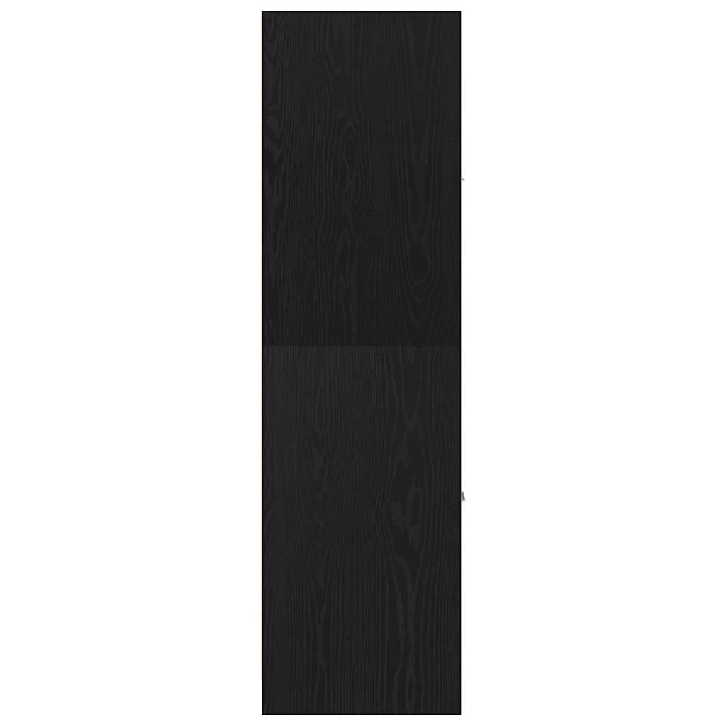 Apotekskap svart eik 30x41x144,5 cm konstruert tre