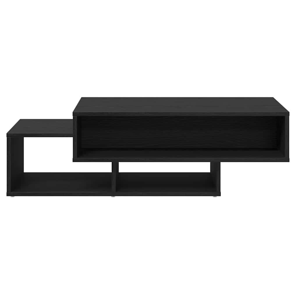Salongbord svart eik 105x55x32 cm konstruert tre