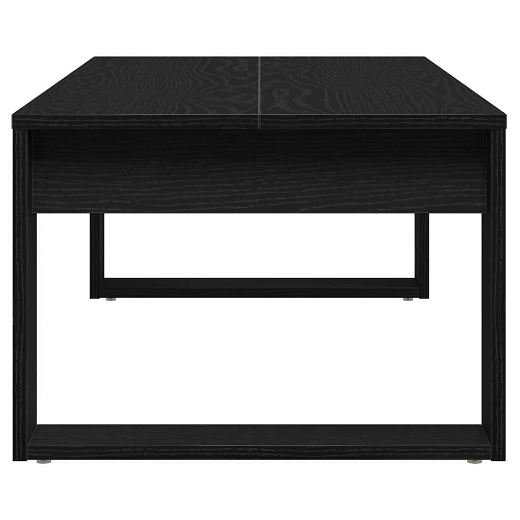 Kaffebord Svart Eik 102 x 50 x 35 cm Konstruert tre