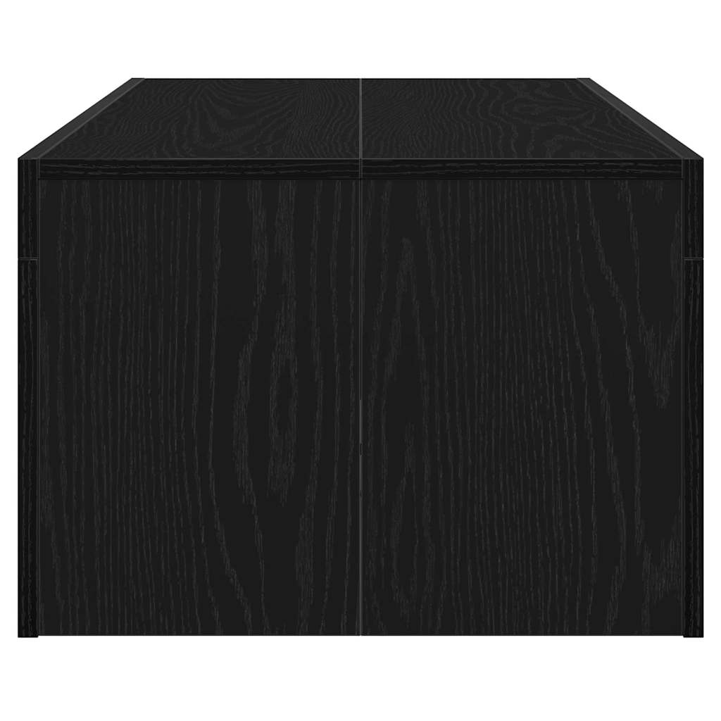 Kaffebord Svart Eik 102 x 50 x 35 cm Konstruert tre