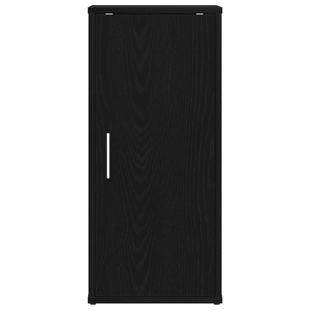 Skoskap 2 stk svart eik 32x35x70 cm konstruert tre