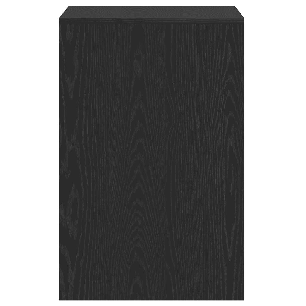 Skrivebord svart eik 101x50x76,5 cm konstruert tre