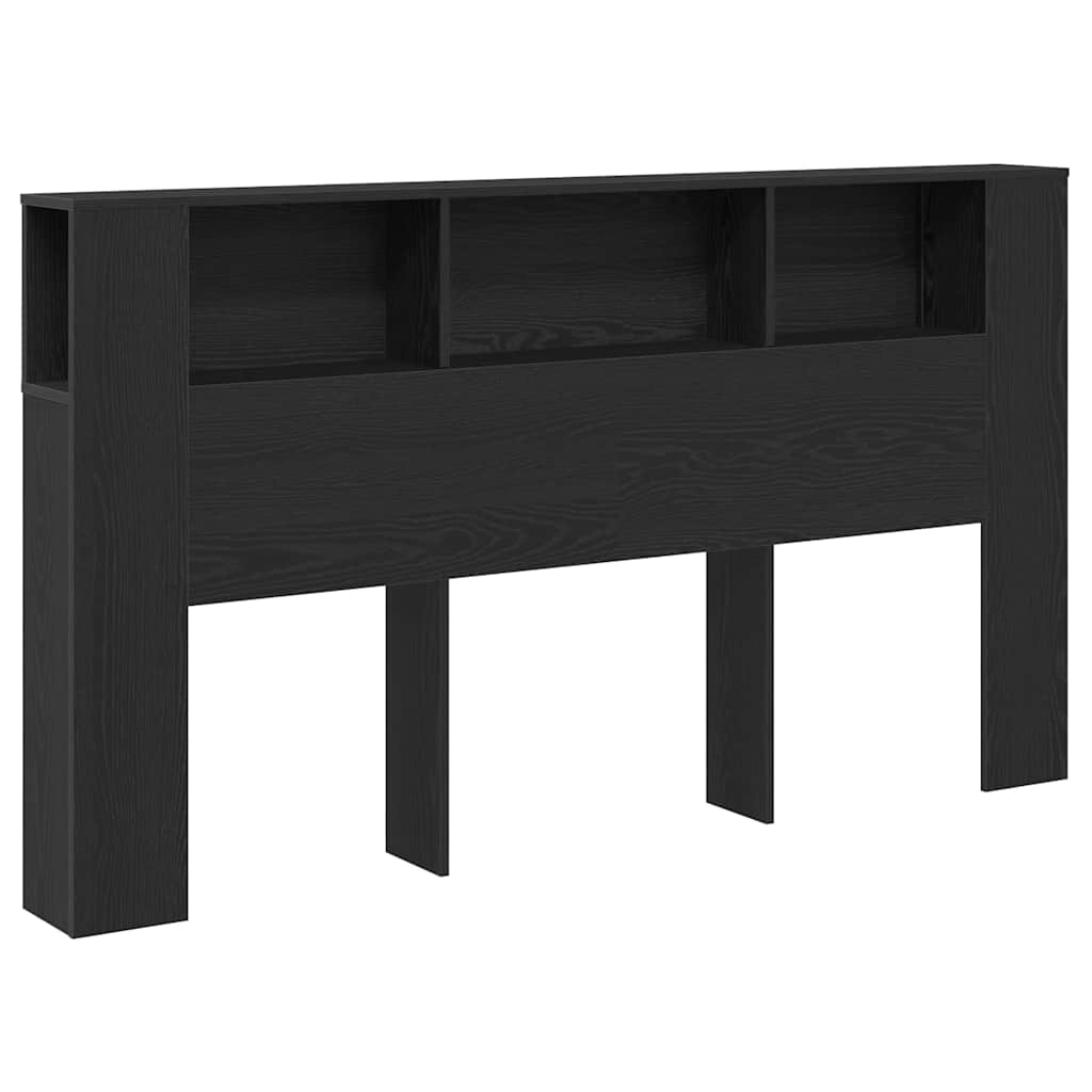Hodegavlskap Svart Eik 180 x 18,5 x 102,5 cm Konstruert tre