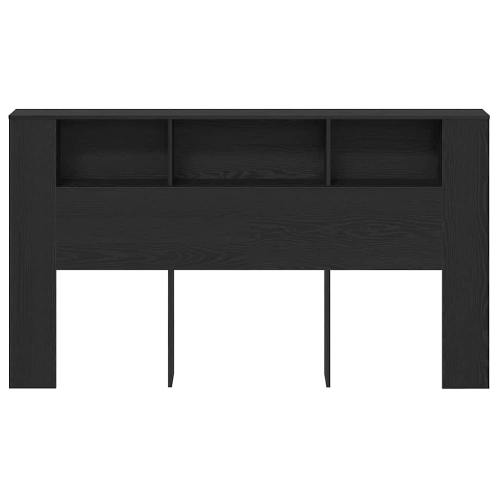 Hodegavlskap Svart Eik 180 x 18,5 x 102,5 cm Konstruert tre