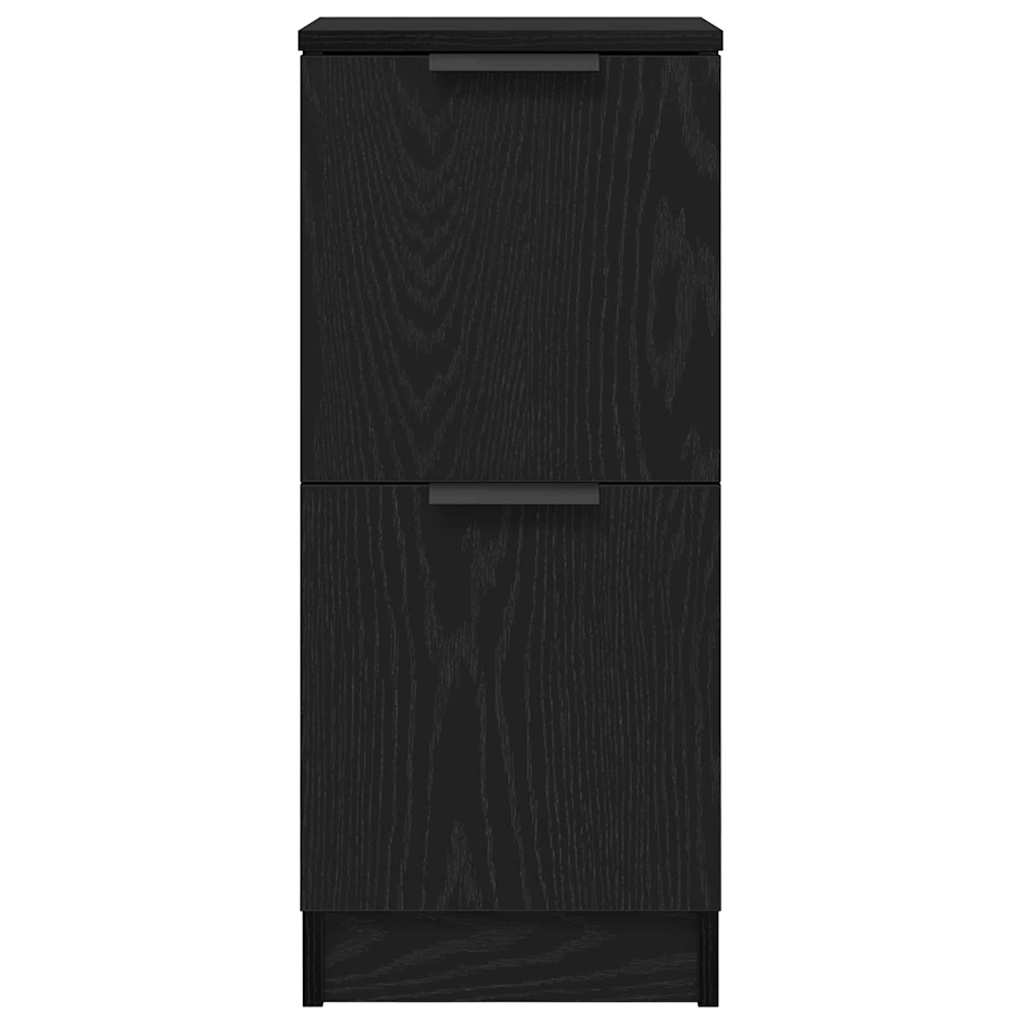 Serviesskap Svart Eik 30 x 30 x 70 cm Konstruert tre