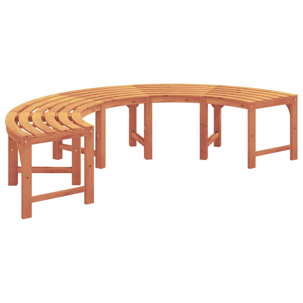 Trebens 4-Antall seter 210 x 80 x 45 cm Solid Eucalyptus Tre