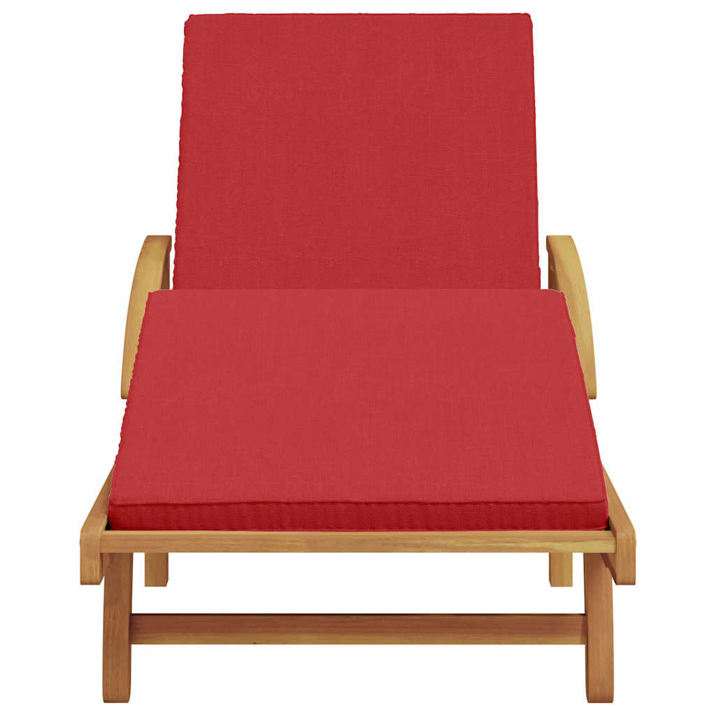 Solstol Rød 200 x 67 x 84 cm Solid akasietre