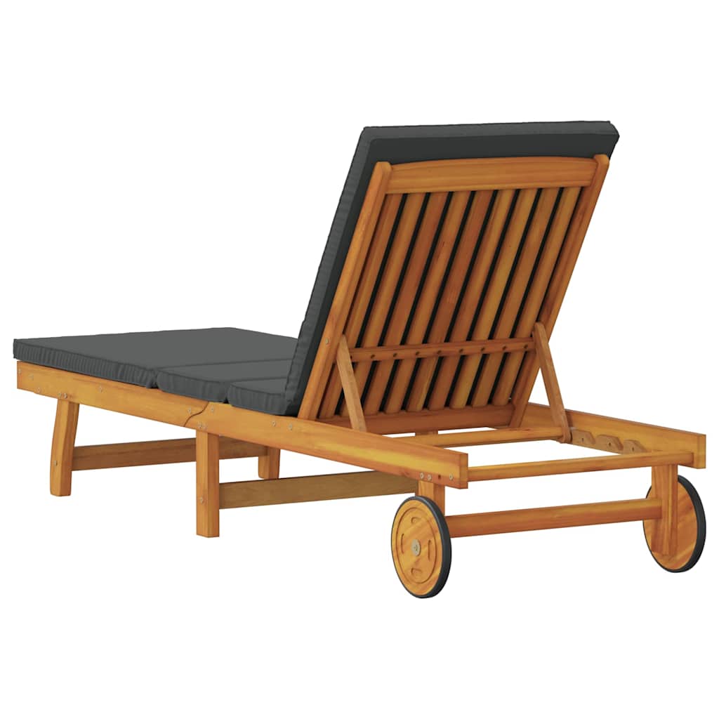 Solstol Brun 199 x 63 x 85 cm Solid akasietre
