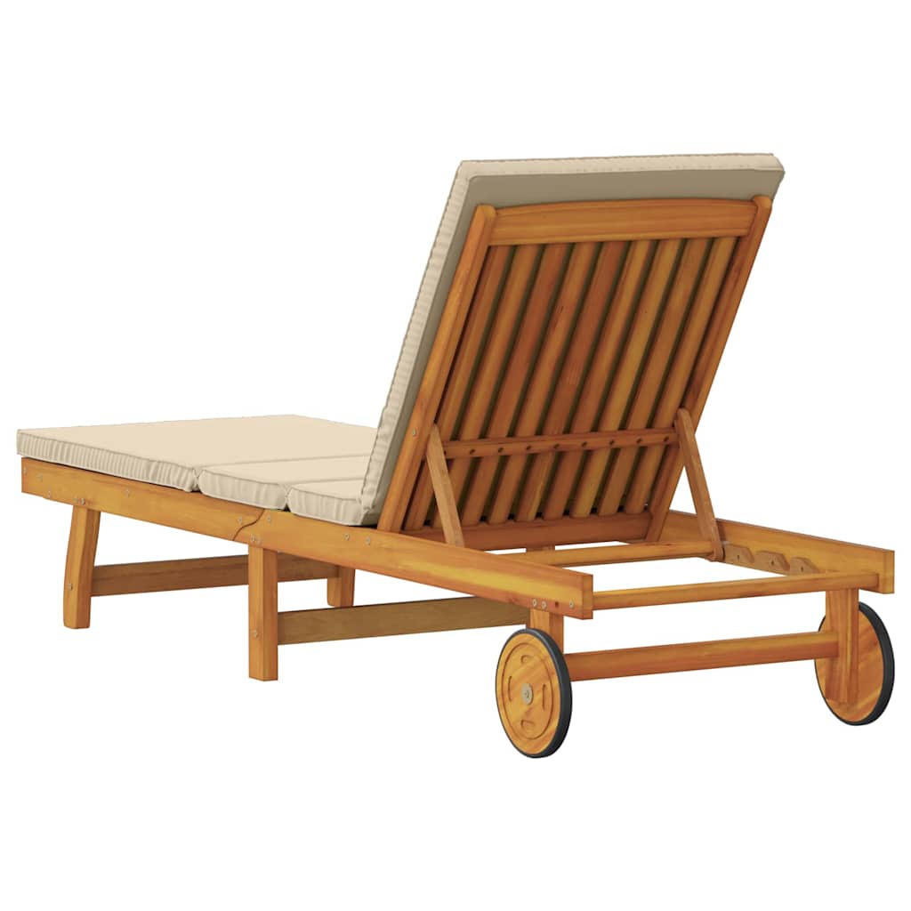 Solstol Brun 199 x 63 x 85 cm Solid akasietre