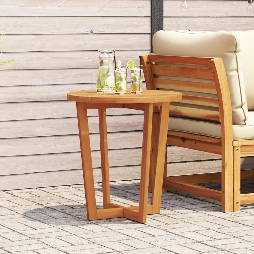 Hagebord rundt Ø70x75 cm heltre akasie