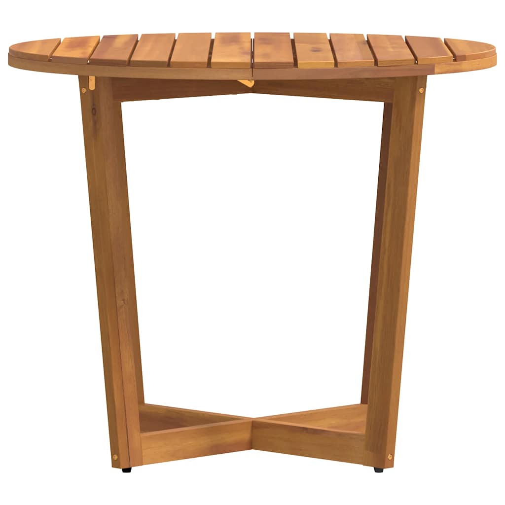 Spisebord for hagen rundt Ø90x75 cm heltre akasie
