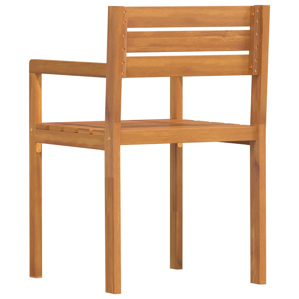 Hagestoler 2 stk 50x53x80 cm heltre akasie